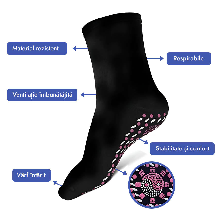 WarmSocks™ – Șosete Încălzite pentru Confort Maxim {2 Perechi}